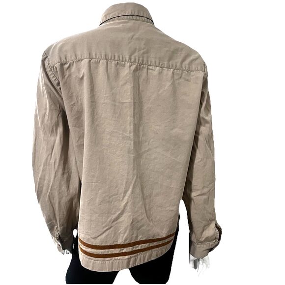 Vintage Bechamel Button Front Shirt Fall Leaves Embroidered Cotton Blouse XL EUC - Picture 3 of 6